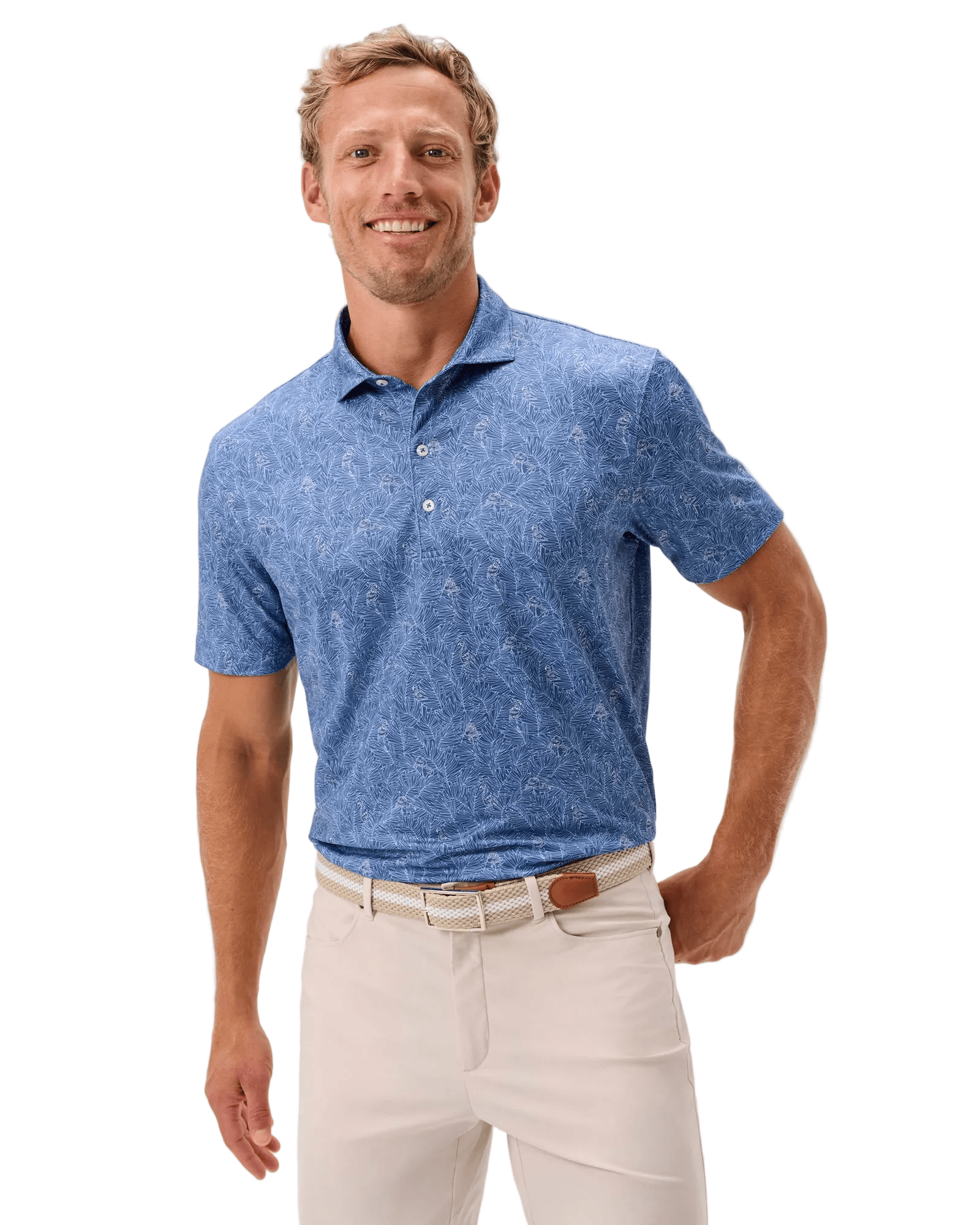 dress to impress polo shirt TravisMathew Dress To Impress Polo Mood Indigo/Vintage Indigo Large