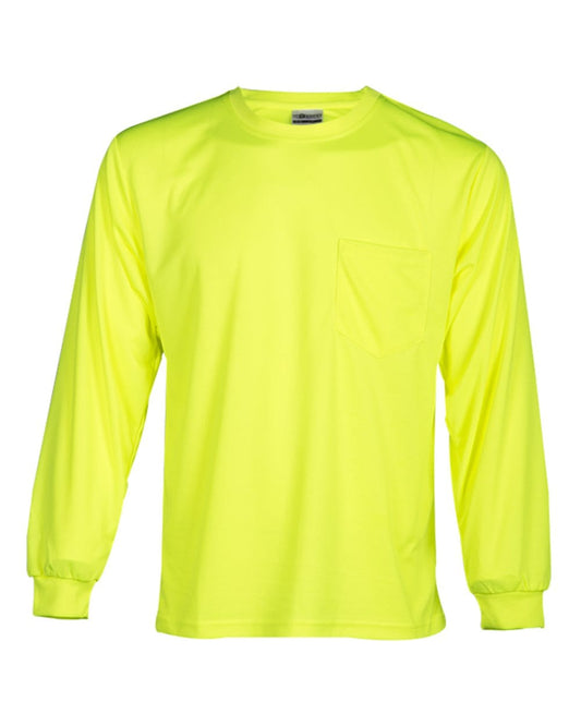 Kishigo T-Shirts M / Lime Kishigo - Microfiber Polyester Long Sleeve T-Shirt