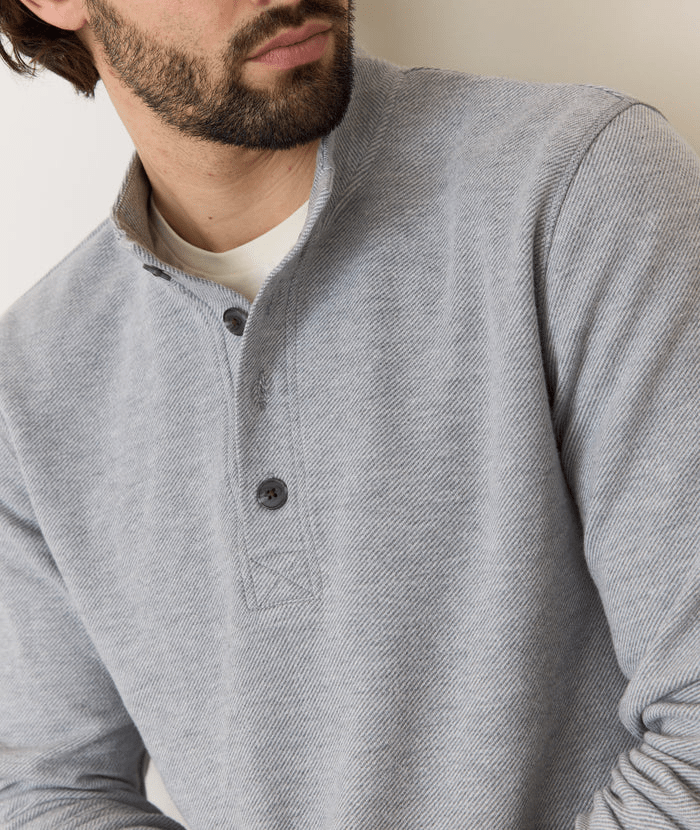 Marine Layer Layering Marine Layer - Men's Pacifica Stretch Twill Pullover
