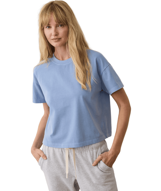 Marine Layer T-Shirts XS / Coastal Blue Marine Layer - Women's Cloud 9 Jersey Tee