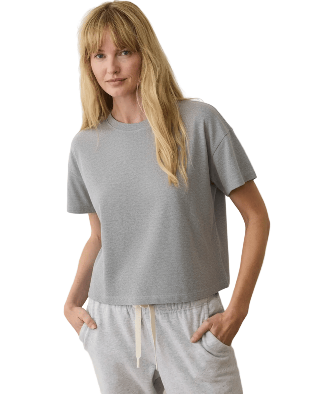 Marine Layer T-Shirts XS / Mid Heather Grey Marine Layer - Women's Cloud 9 Jersey Tee