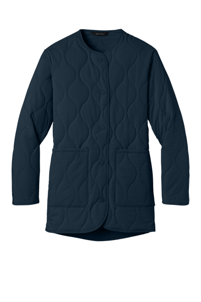 Girls Of Dust Women's Power Liner Jacket Navy Quilted Coat XS