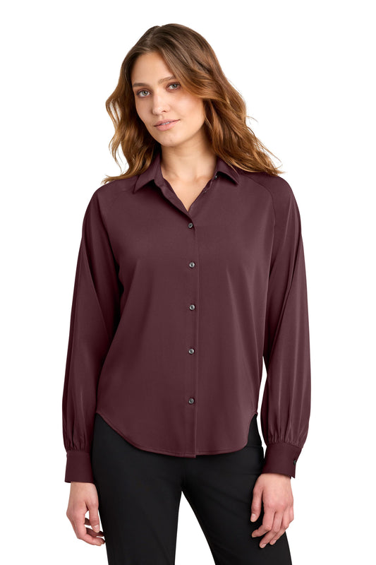 Mercer+Mettle Woven Shirts Mercer+Mettle - Women’s Long Sleeve Buttery Soft Blouse