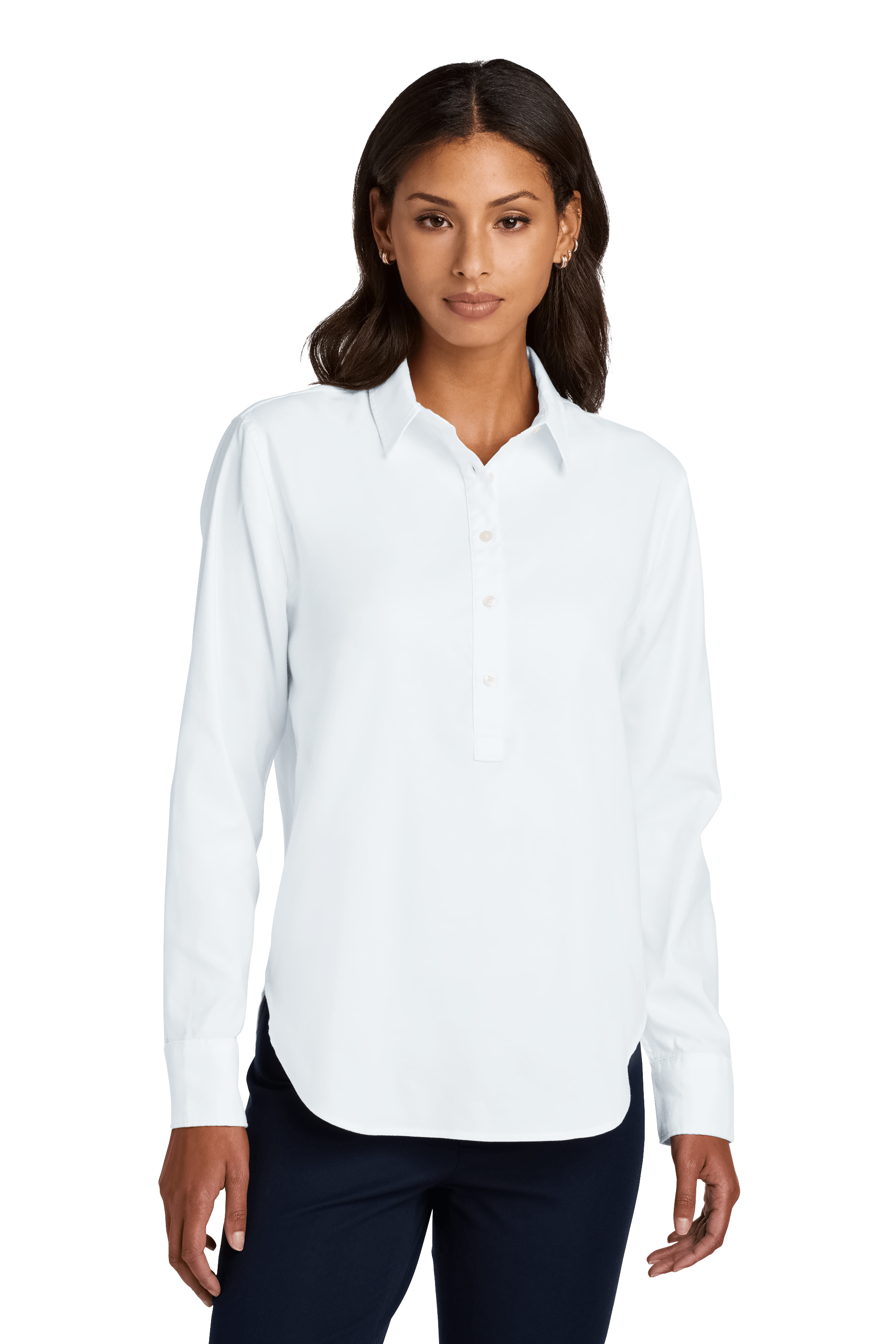 Mercer+Mettle - Women's Long Sleeve Modern Oxford Shirt Mercer+Mettle - Women's Long Sleeve Modern Oxford Shirt