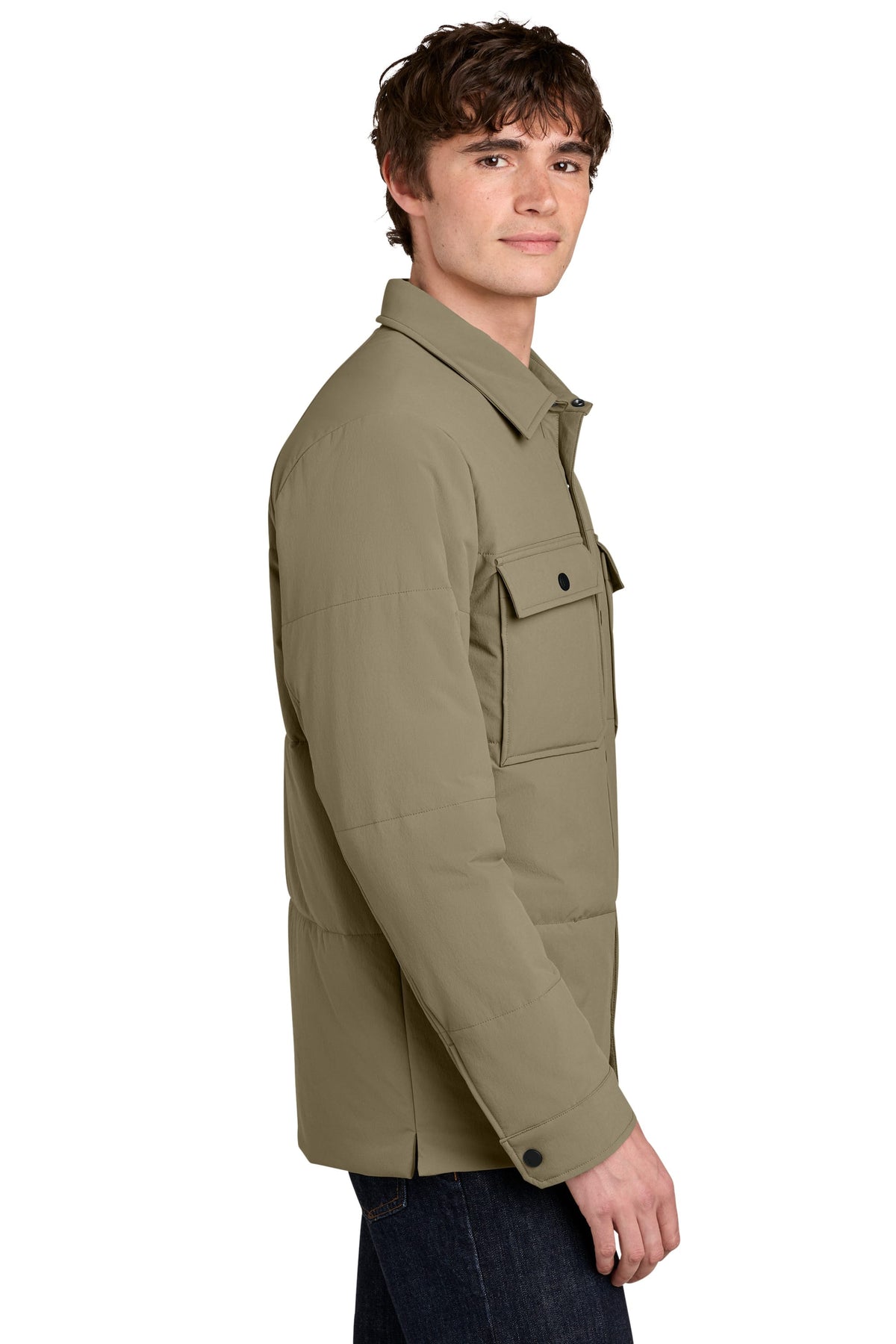 MiiR Outerwear MiiR - Men's Sashiko Stretch Puffy Shacket