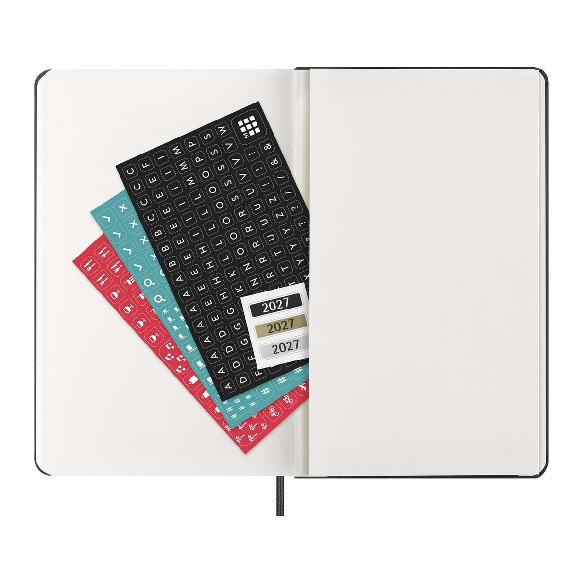 Moleskine Journals & Notebooks One Size / Black Moleskine - Hard Cover Large 12-Month Daily 2027 Planner