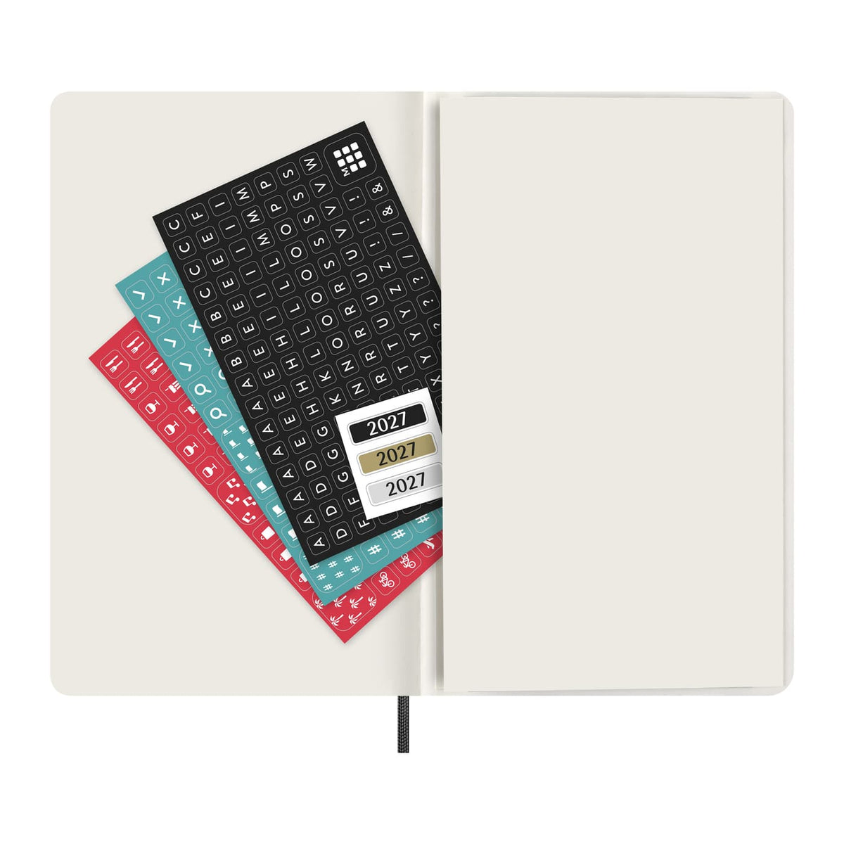 Moleskine Journals & Notebooks One Size / Black Moleskine - Soft Cover Large 12-Month Weekly 2027 Planner