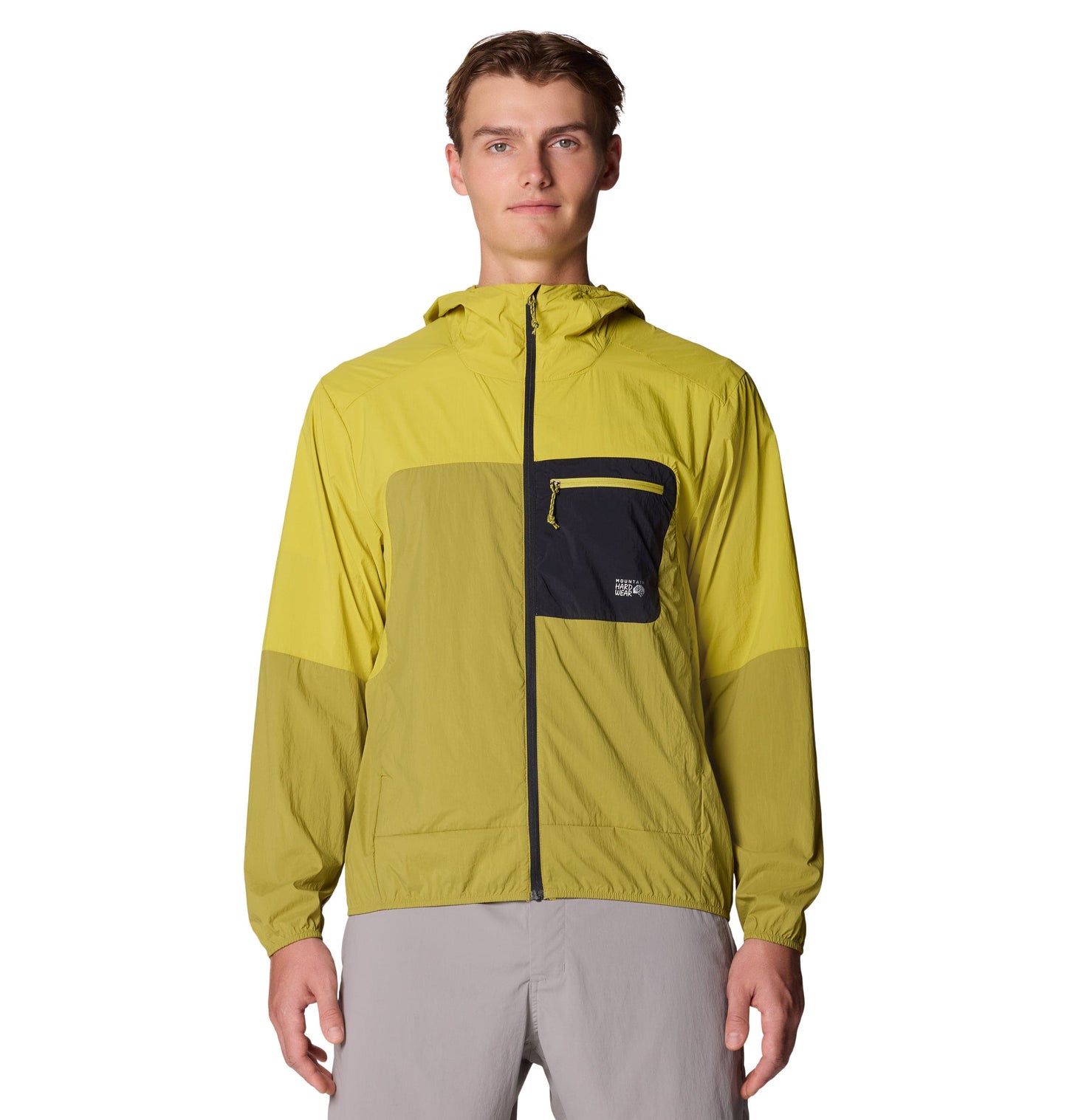 Mountain Hardwear Outerwear S / Bright Fatigue/Lucky Chard Mountain Hardwear - Men's Wind Veil™ Hooded Jacket