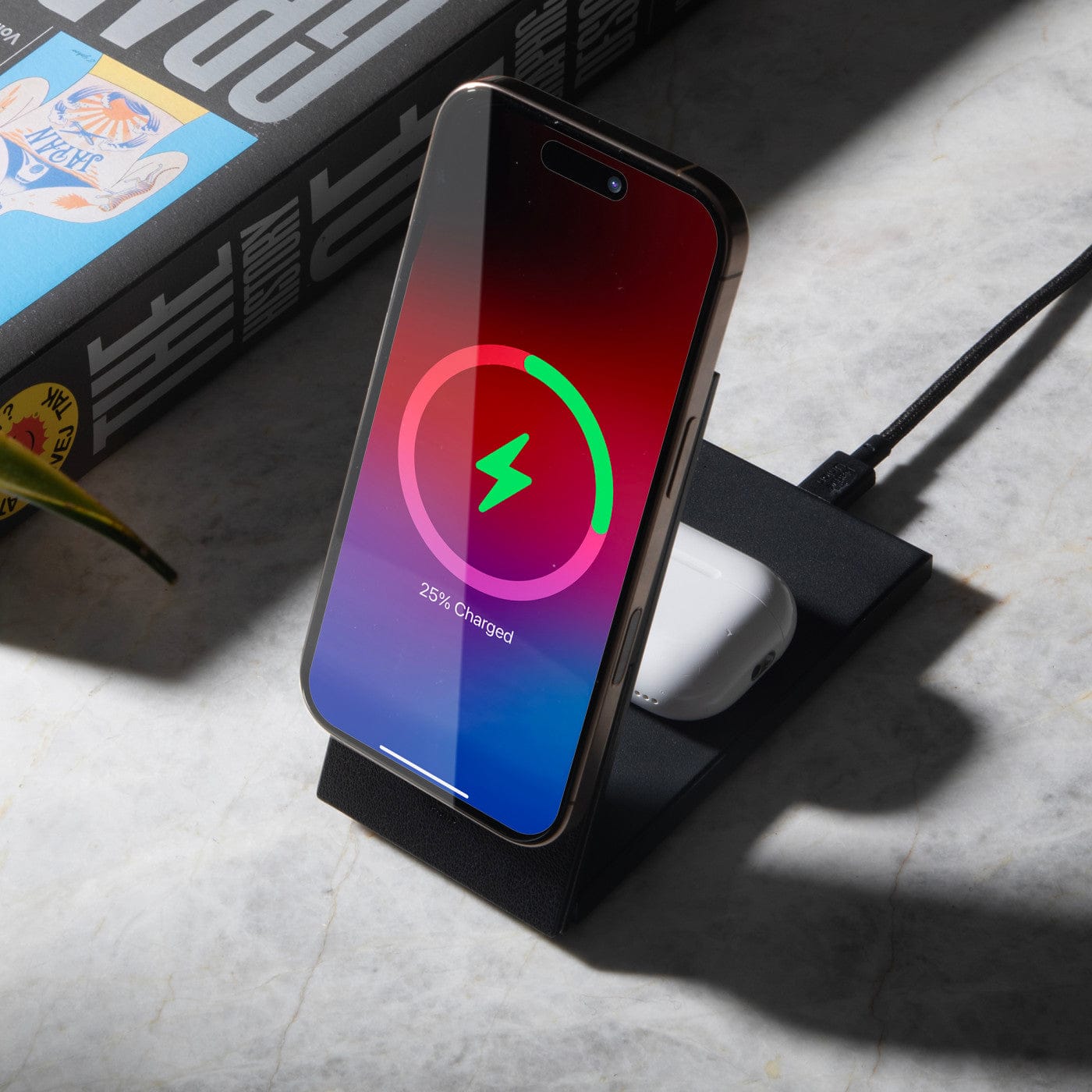 Native Union Electronics Native Union - Rise 2-IN-1 Qi2 Wireless Charger