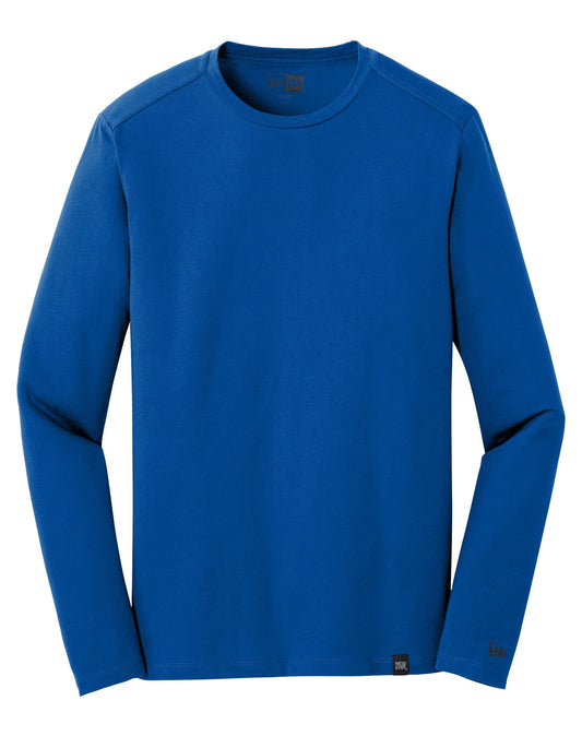 New Era T-Shirts XS / Royal New Era - Men's Heritage Blend Long Sleeve Crew Tee