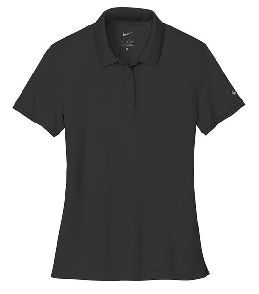 womens black nike polo