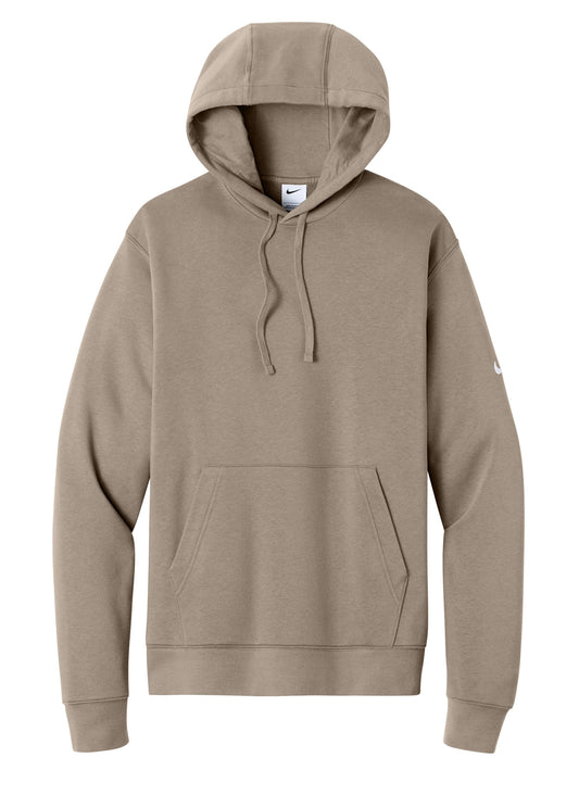 Nike Sweatshirts XS / Khaki Nike - Men's Club Fleece Sleeve Swoosh Pullover Hoodie