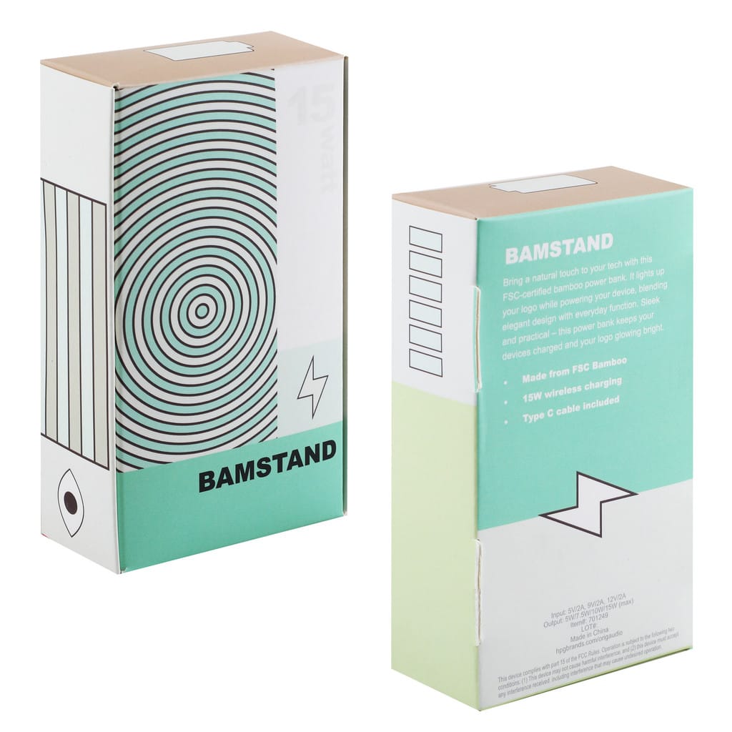 Origaudio Electronics One Size / Bamboo Origaudio - Bamstand Wireless Charging Stand