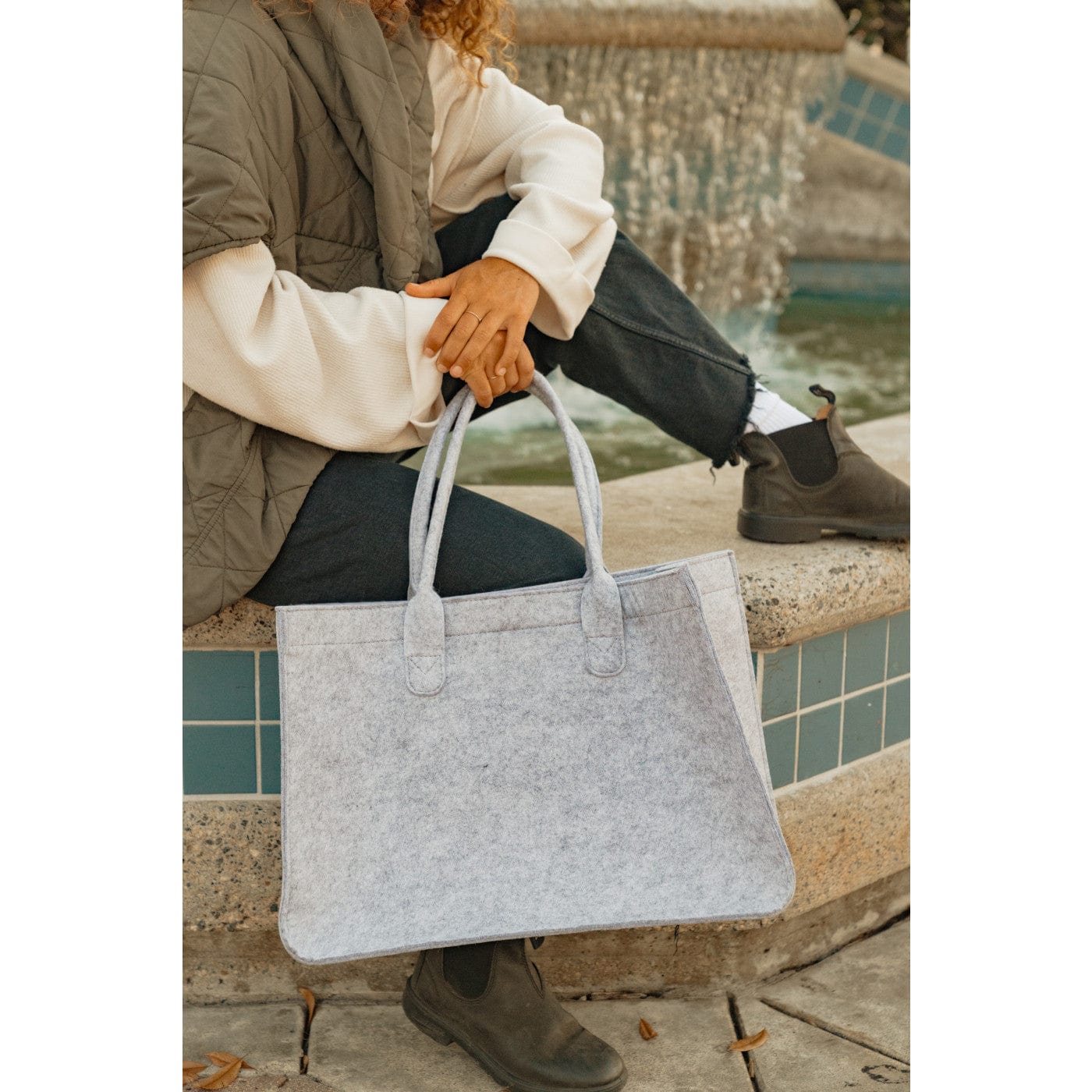 Out of the Woods Bags Out of the Woods - Felt Shopper Tote