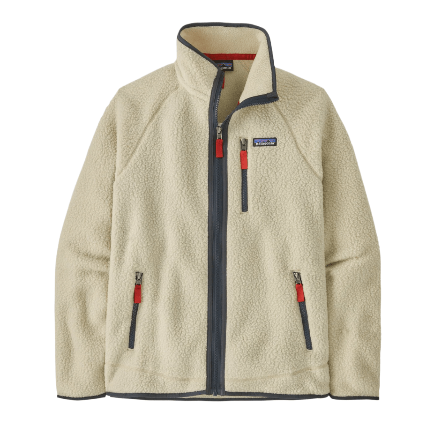 Patagonia Fleece XS / Pelican w/Smolder Blue Patagonia - Men's Retro Pile Jacket