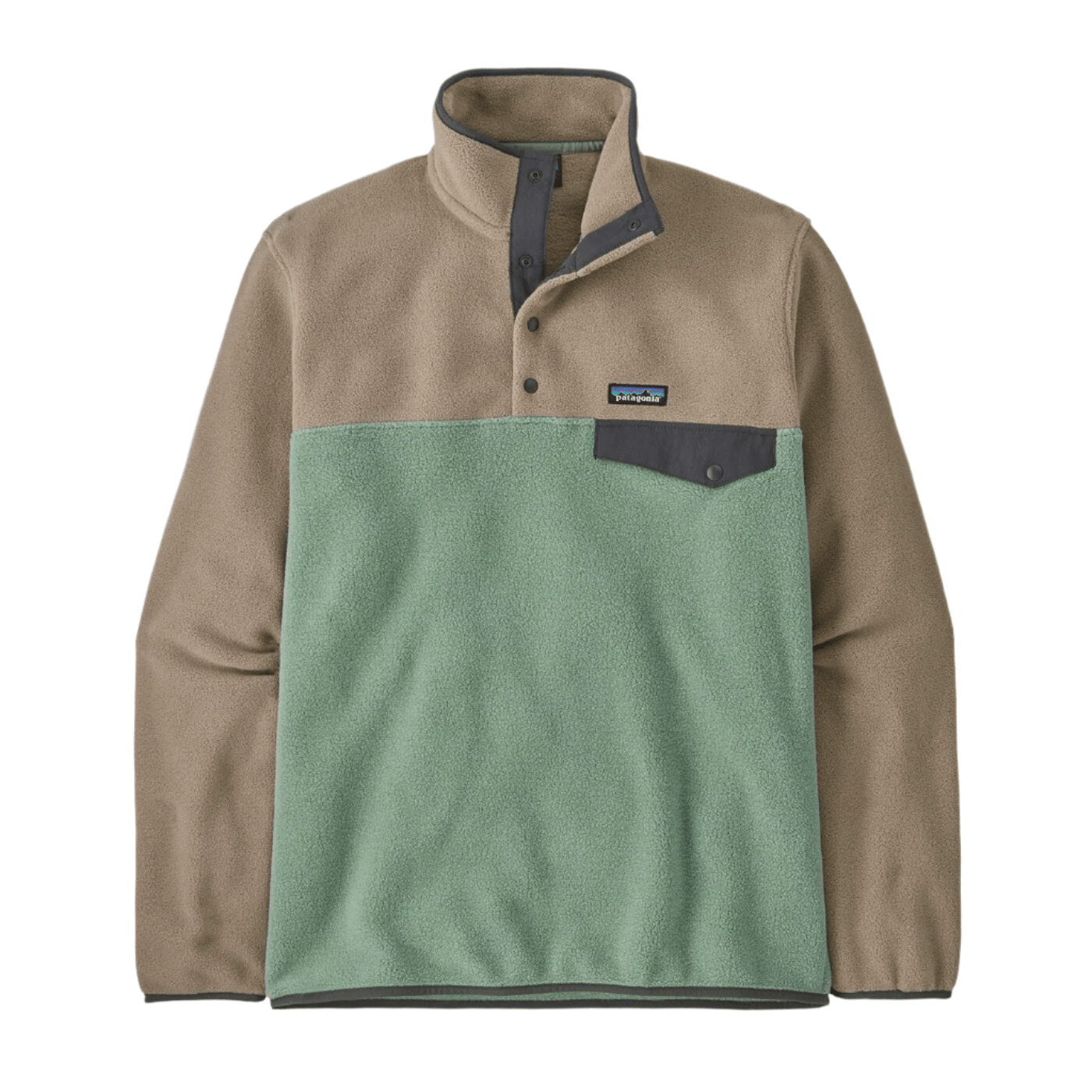 Patagonia Fleece XXS / Ellwood Green Patagonia - Men's Lightweight Synchilla® Fleece Snap-T® Fleece Pullover