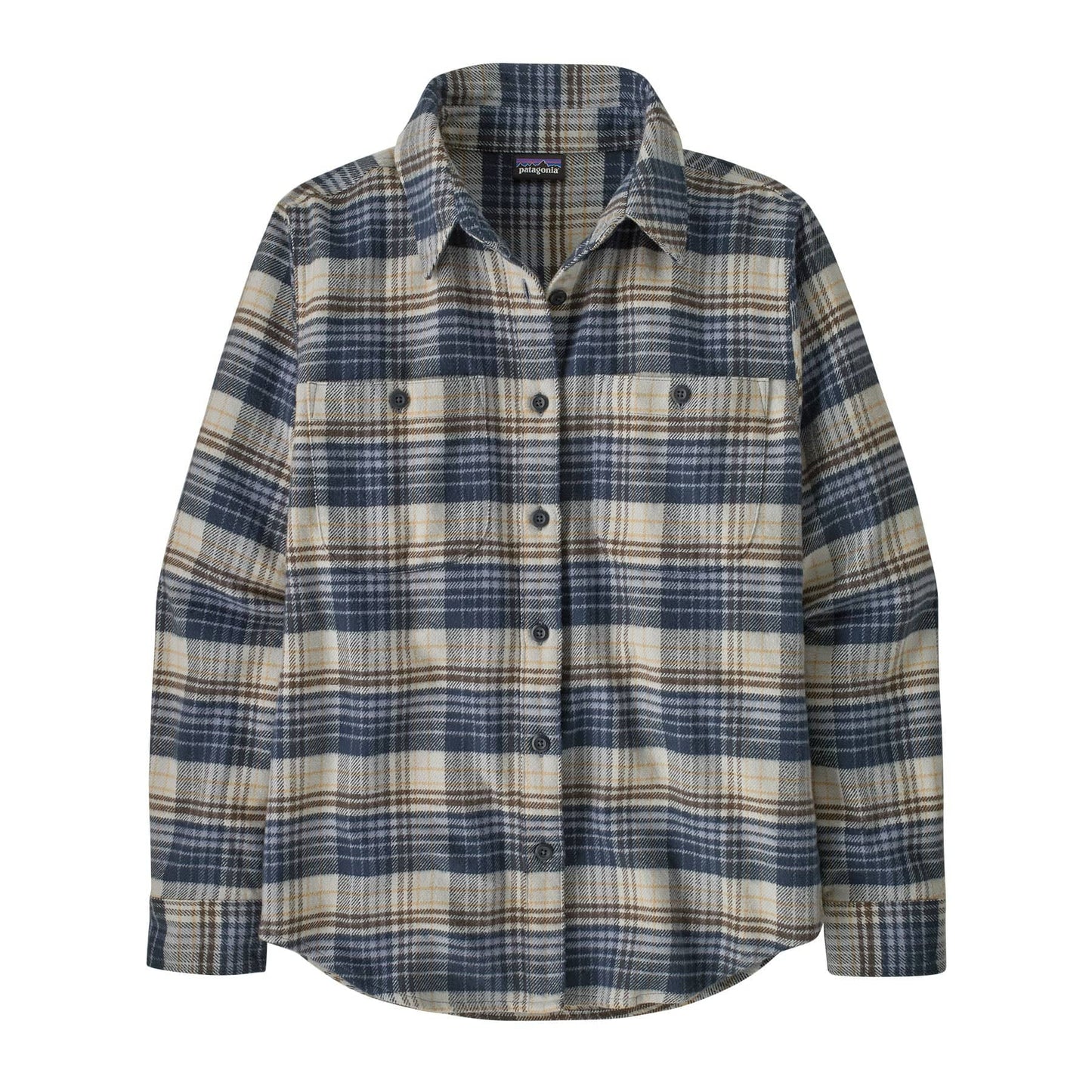 Patagonia Woven Shirts XXS / River Plaid: Barnacle Blue Patagonia - Women's Fjord Flannel Shirt