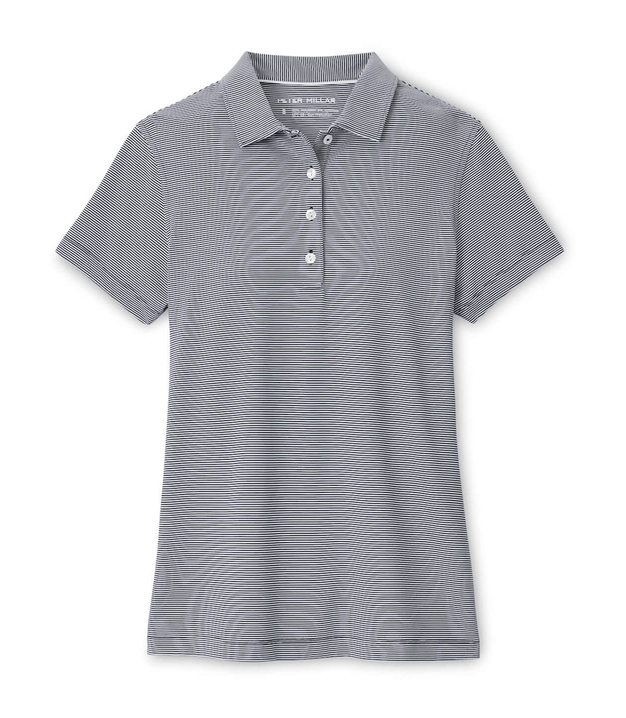 Peter Millar Polos XS / Navy Peter Millar - Women's Jubilee Short-Sleeve Button Polo
