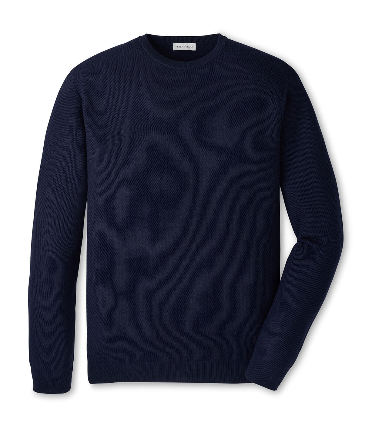 Peter Millar Sweaters S / Navy Peter Millar - Men's Autumn Crest Honeycomb Crewneck Sweater