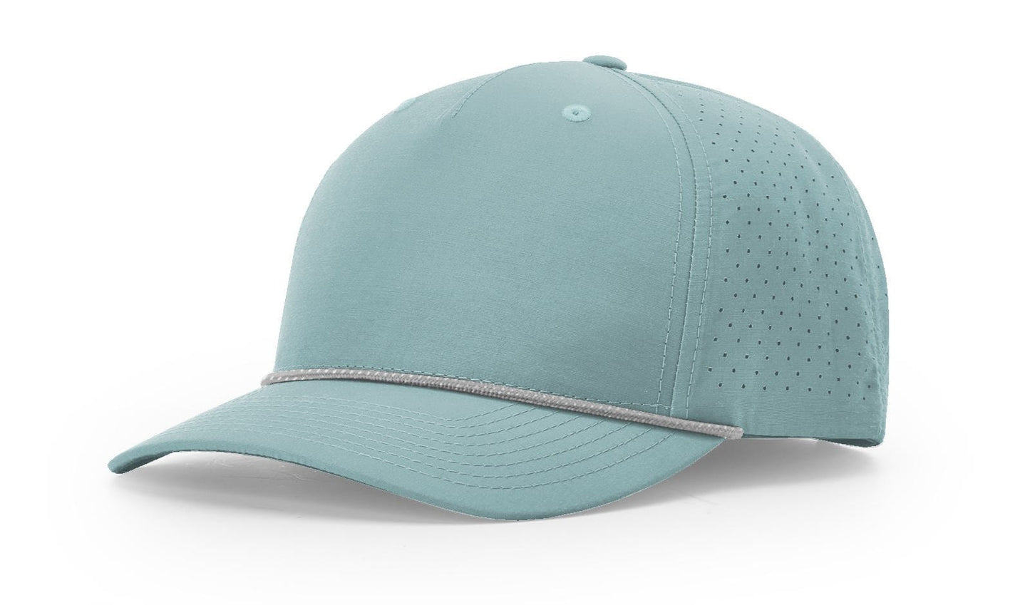 Richardson Headwear Adjustable / Smoke Blue/Grey-White Richardson - Laser Perf Performance Rope Cap