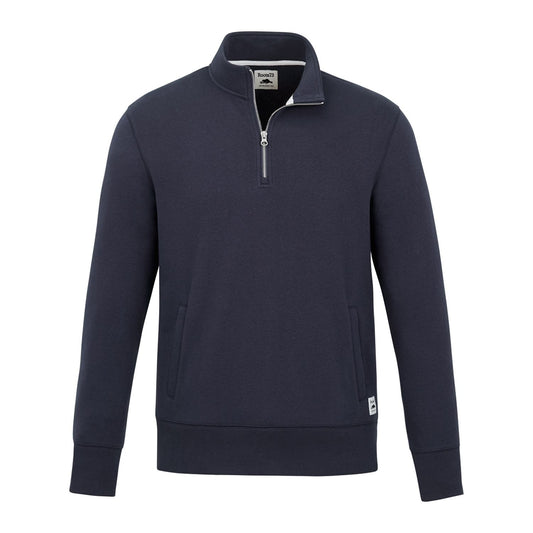 Roots Layering S / Atlantic Navy Roots73 - Men's PADDLECREEK Quarter-Zip Pullover