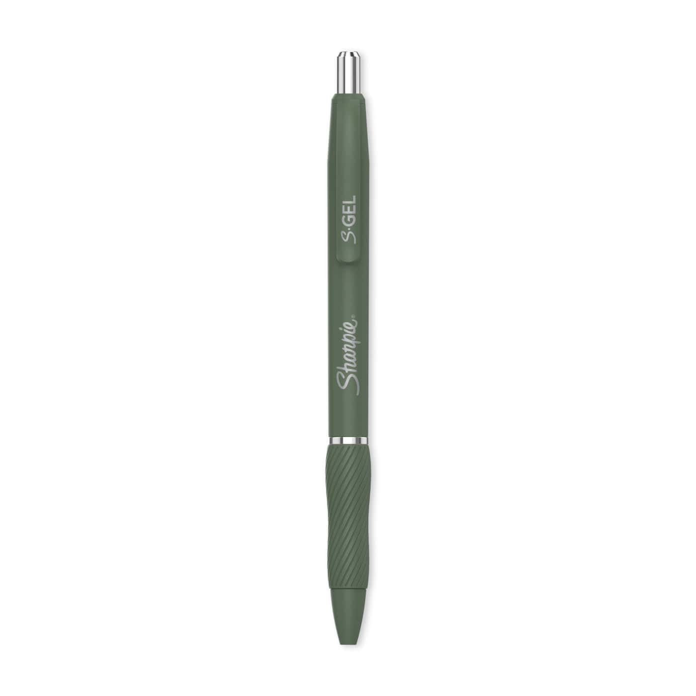 Sharpie Writing Instruments One Size / Black Ink Sharpie - S-Gel Forrest Green Barrel Pen