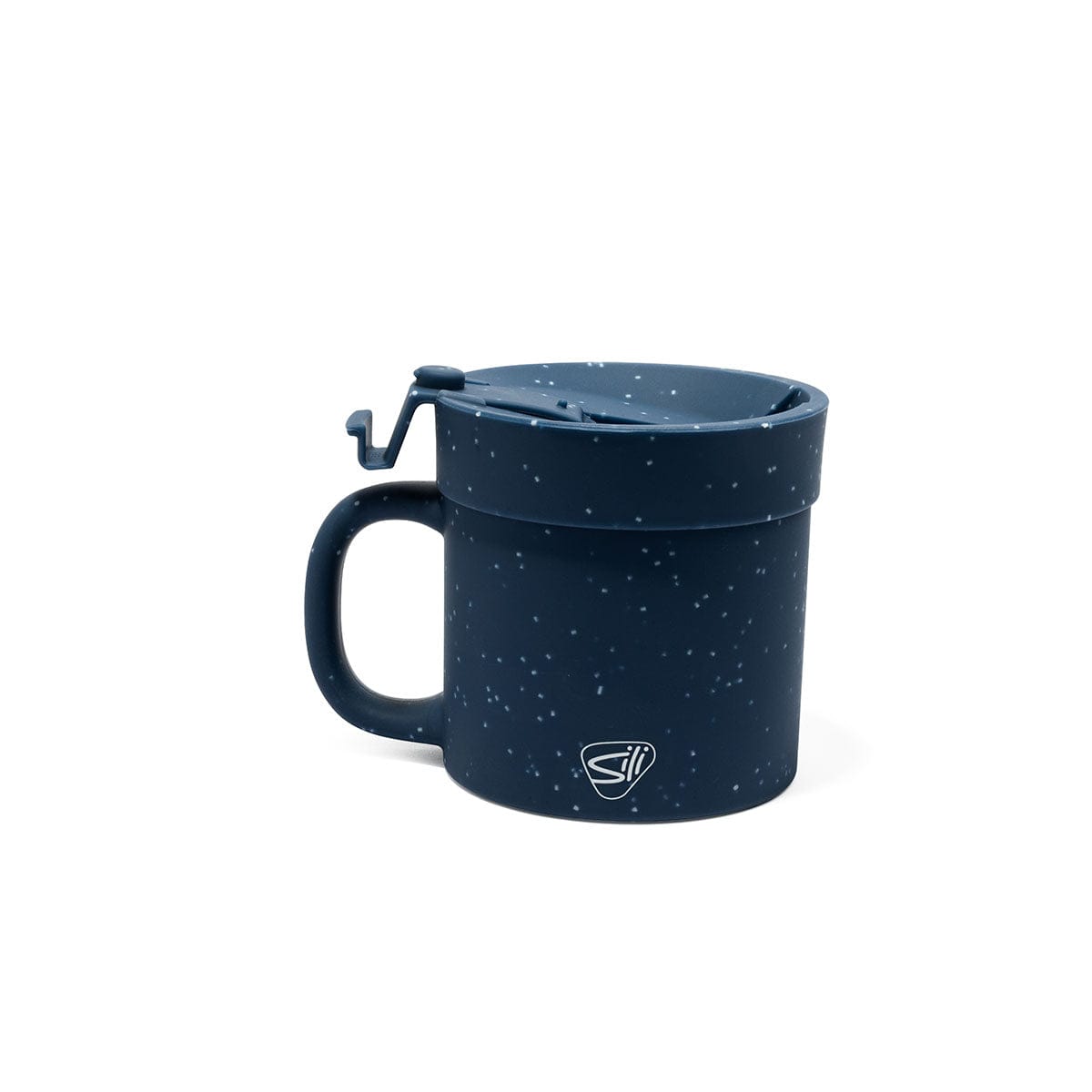 SiliPINT Drinkware 16oz / Speckled Blue Silipint - Coffee Mug w/ Lid 16 oz