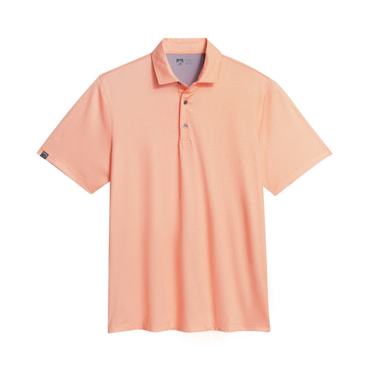 Storm Creek Polos Melon Orange / S Storm Creek - Men's Vacationer Printed Short Sleeve Polo