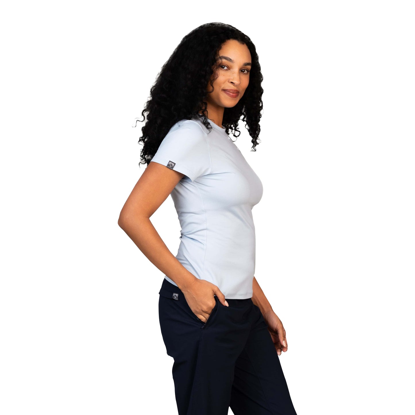 Storm Creek T-Shirts Storm Creek - Women's Varsity High Stretch Short Sleeve T-Shirt