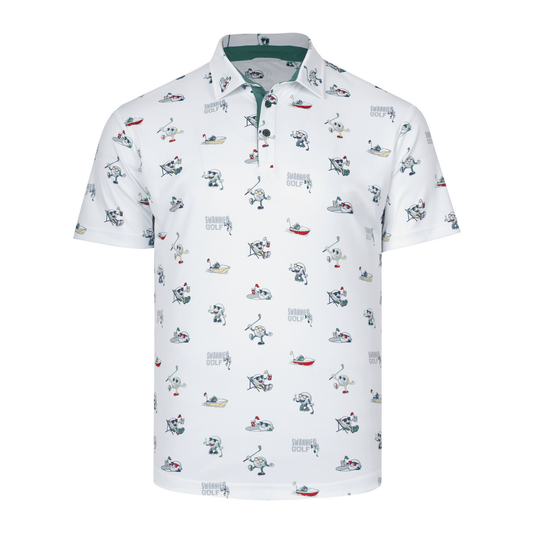 Swannies Golf Polos S / White Swannies Golf - Men's Milltown Polo