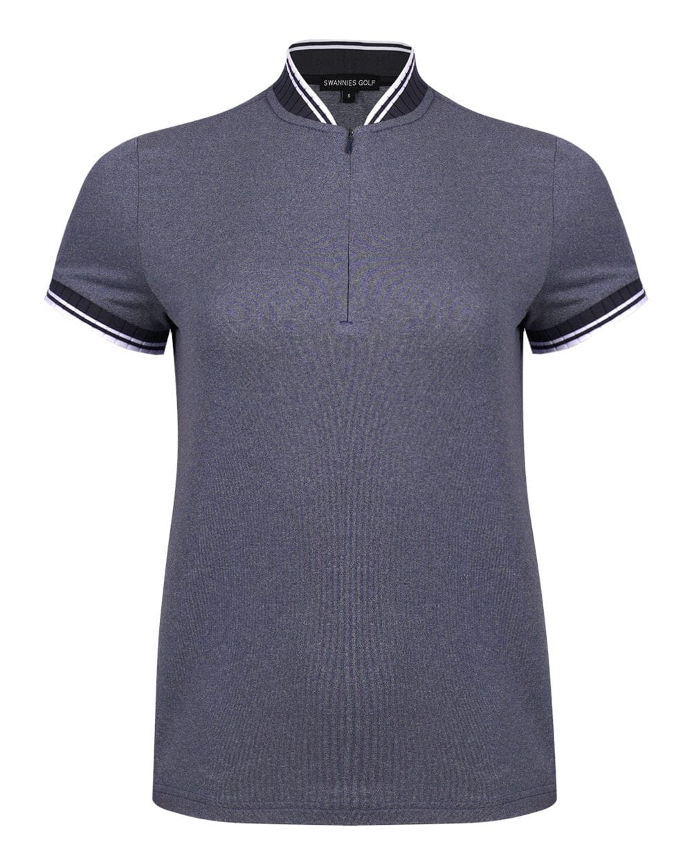 Swannies Golf Polos XS / Navy Heather Swannies Golf - Women's Tara Tipped Polo