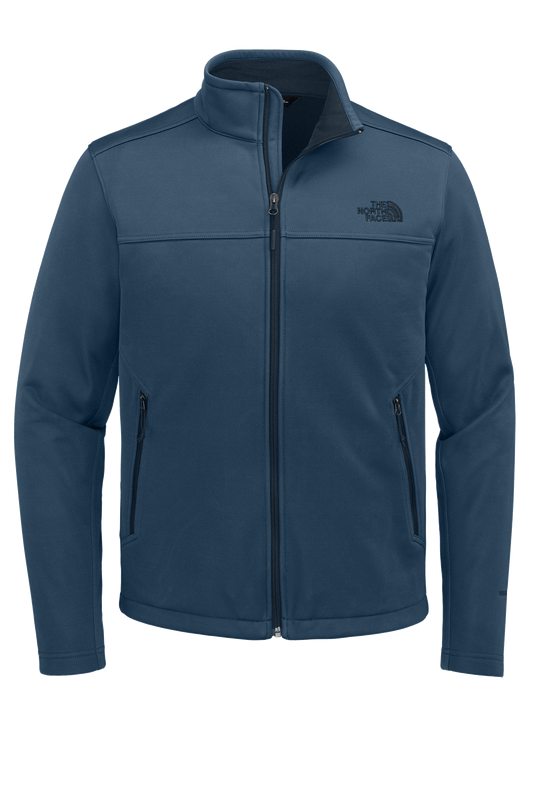 The North Face Outerwear S / Shady Blue The North Face - Men's Chest Logo Ridgewall Soft Shell Jacket
