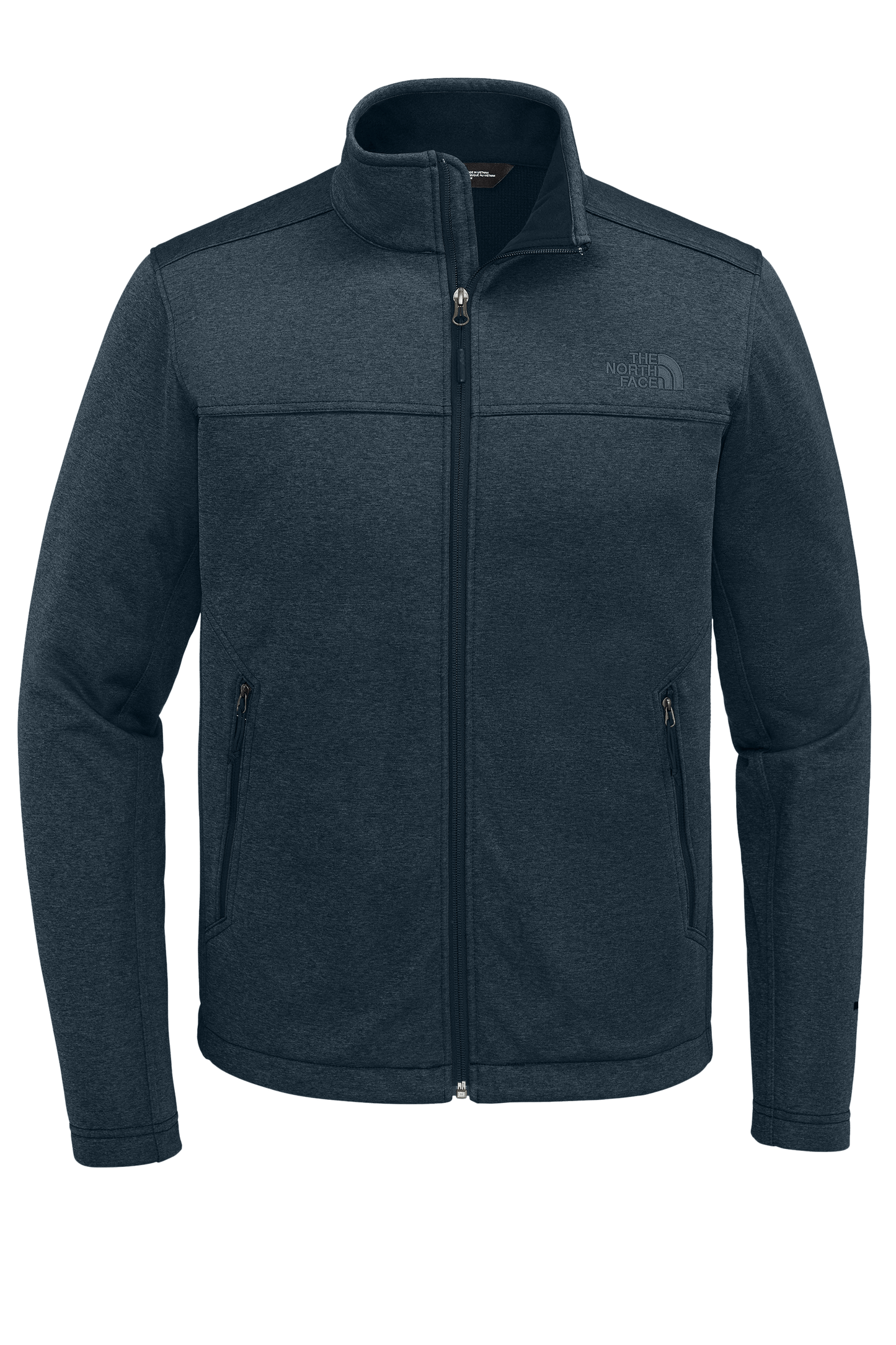 The North Face Outerwear S / Urban Navy Heather The North Face - Men's Chest Logo Ridgewall Soft Shell Jacket