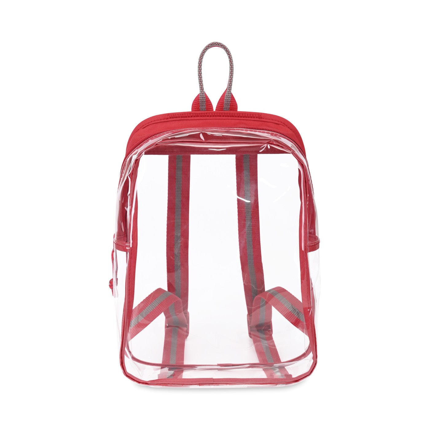 Threadfellows Bags One Size / Red Sigma - Clear Mini Backpack