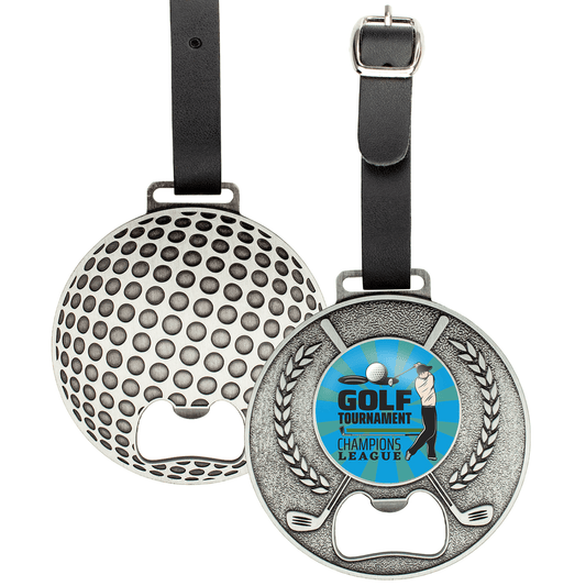 Threadfellows Curated Collection Accessories One Size / Antique Nickel Golf Bag Tag Bottle Opener