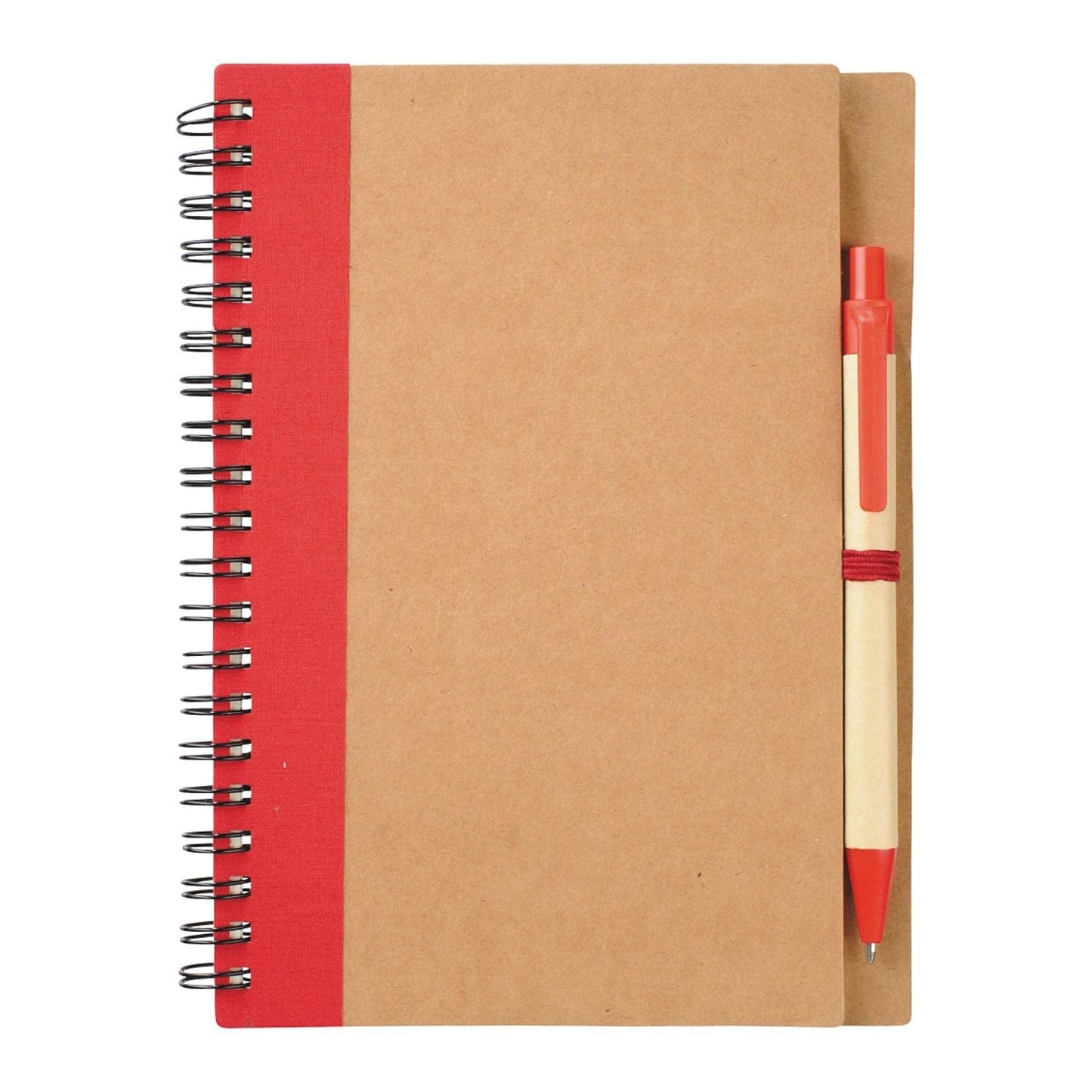 Threadfellows Curated Collection Accessories One Size / Red 5" x 7" Eco Spiral Notebook with Pen