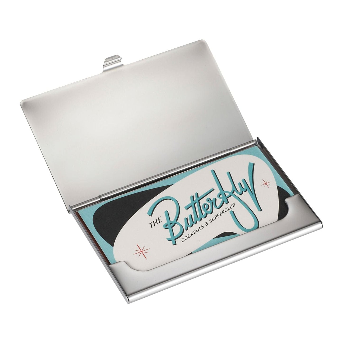Threadfellows Curated Collection Accessories One Size / Silver Traverse Business Card Holder