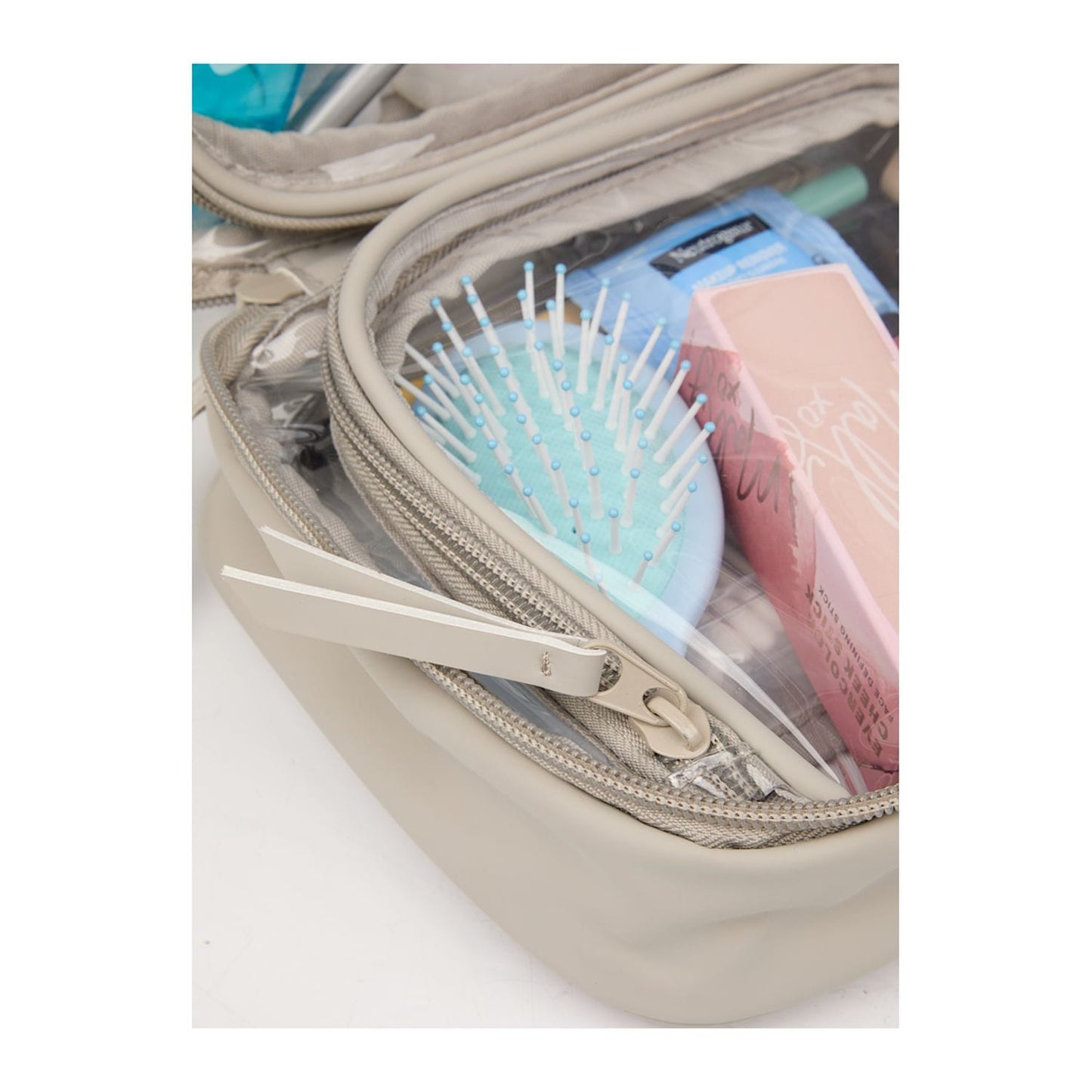 Threadfellows Curated Collection Bags One Size / Grey Wellable - Clear Travel Case