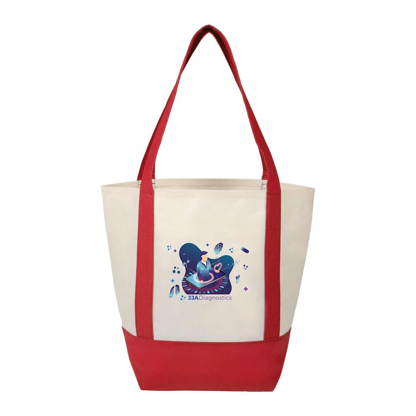 Threadfellows Curated Collection Bags One Size / Red Lighthouse Mini Non-Woven Tote
