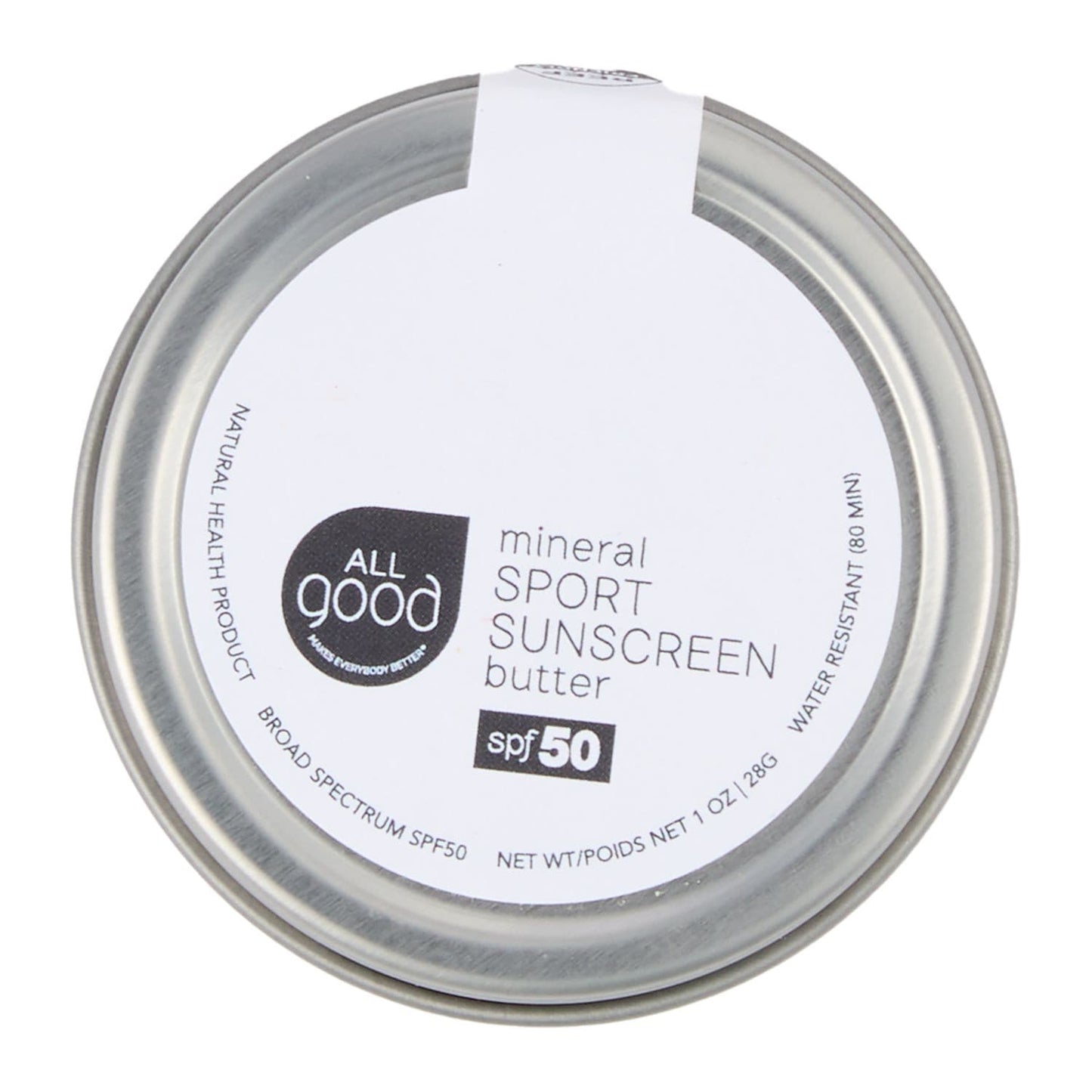 Threadfellows Curated Collection Health & Wellness One Size / Clear All Good - Sunscreen Butter