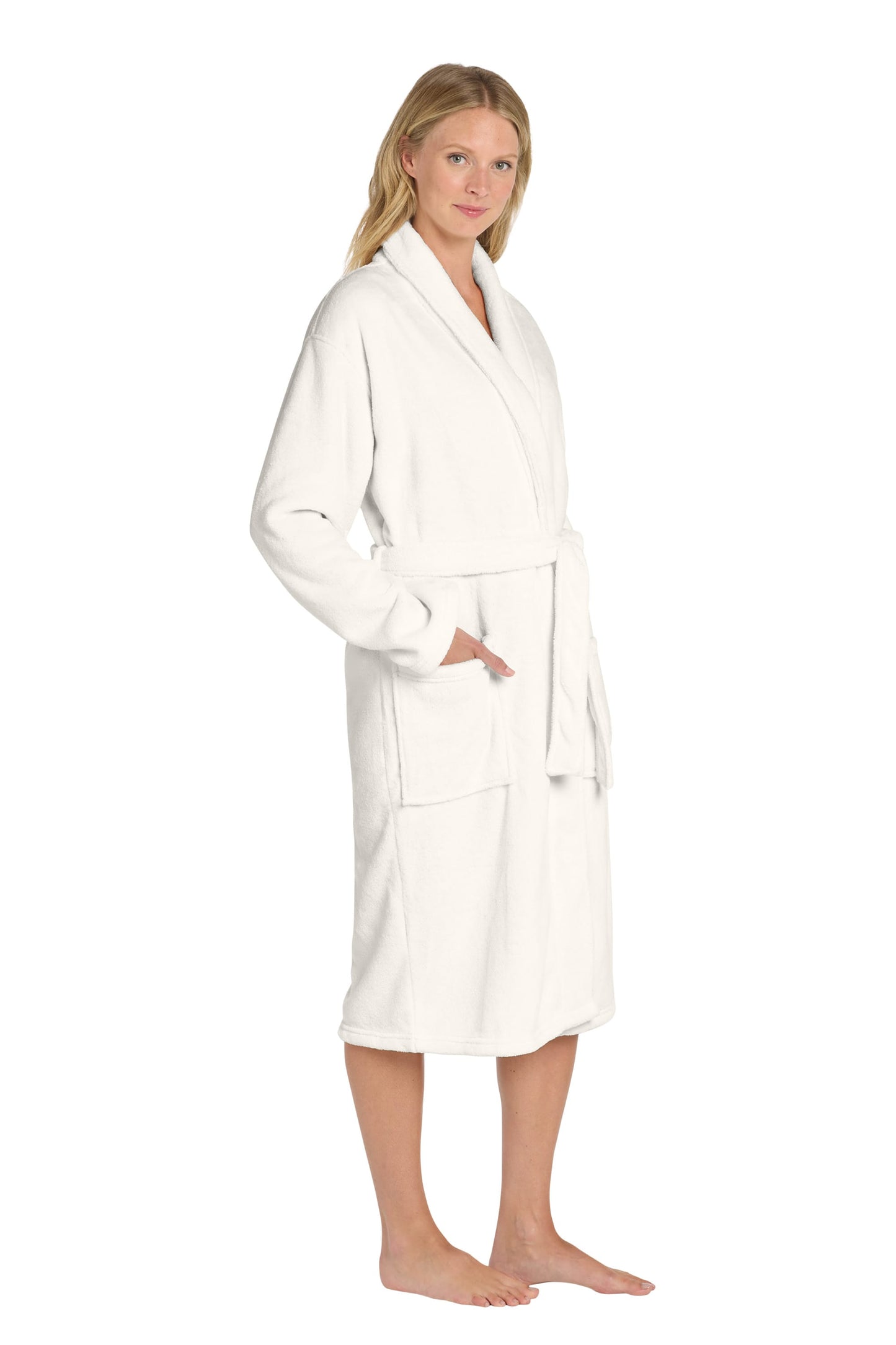 Threadfellows Curated Collection Health & Wellness Port Authority - Plush Microfleece Shawl Collar Robe