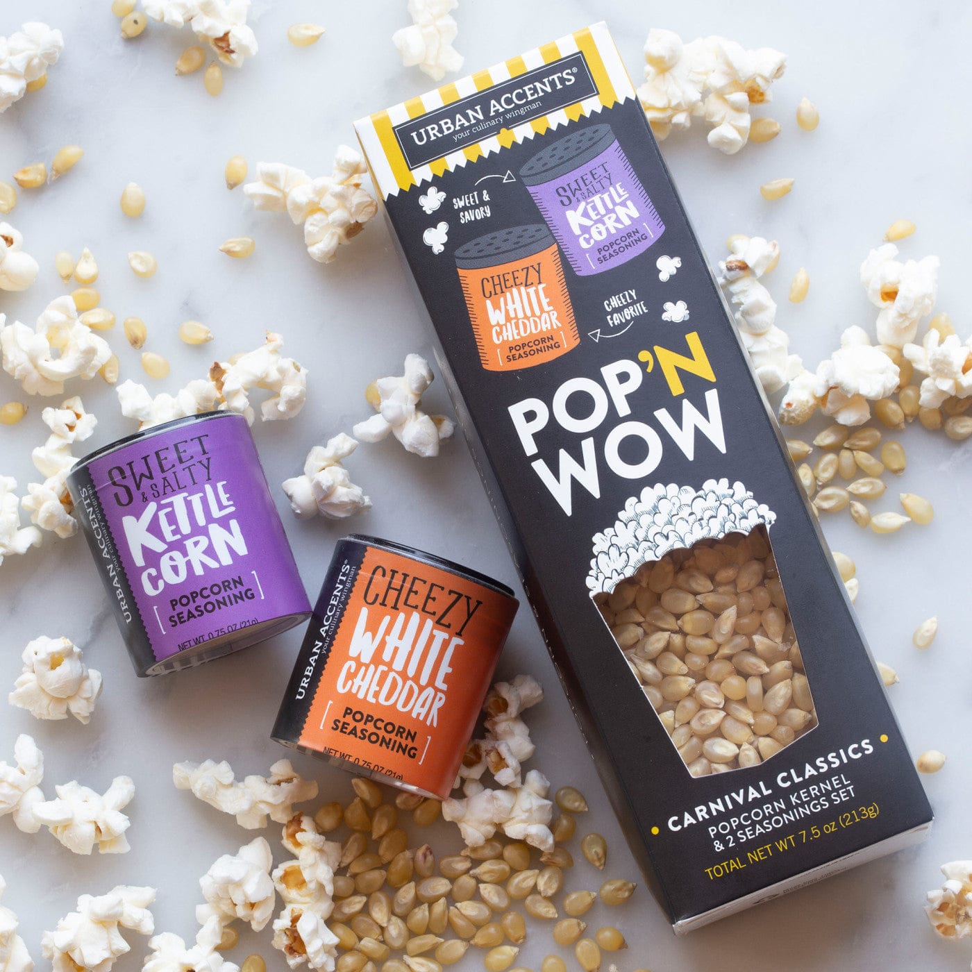 Threadfellows Food & Beverage One Size / Black What's Pop'N Gourmet Popcorn Gift Set