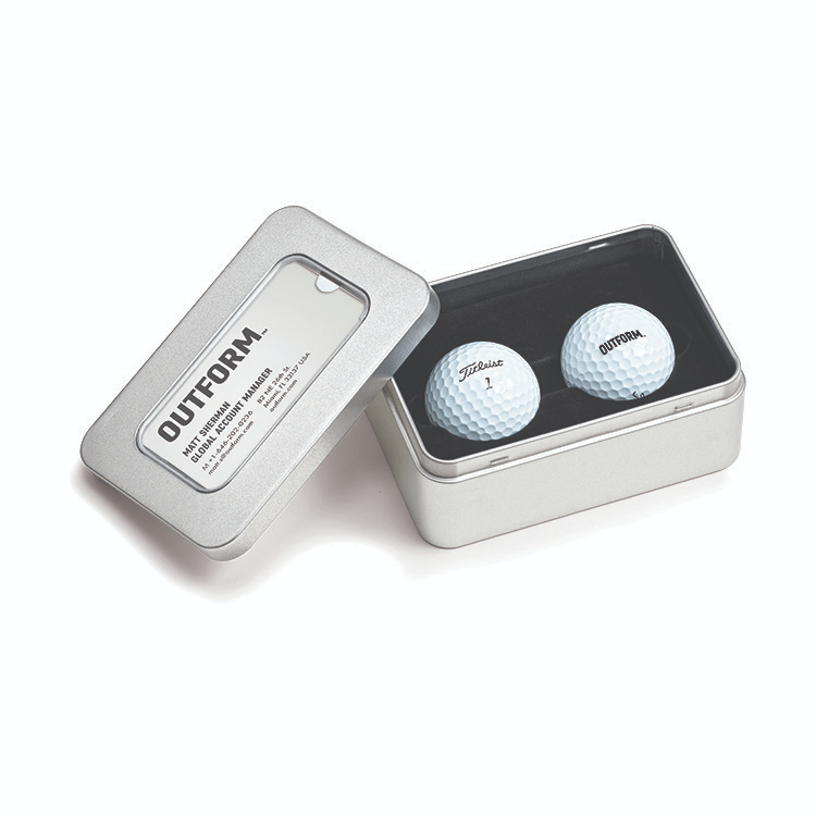 Titleist Accessories One Size / White Titleist - TruFeel 2-Ball Business Card Tin