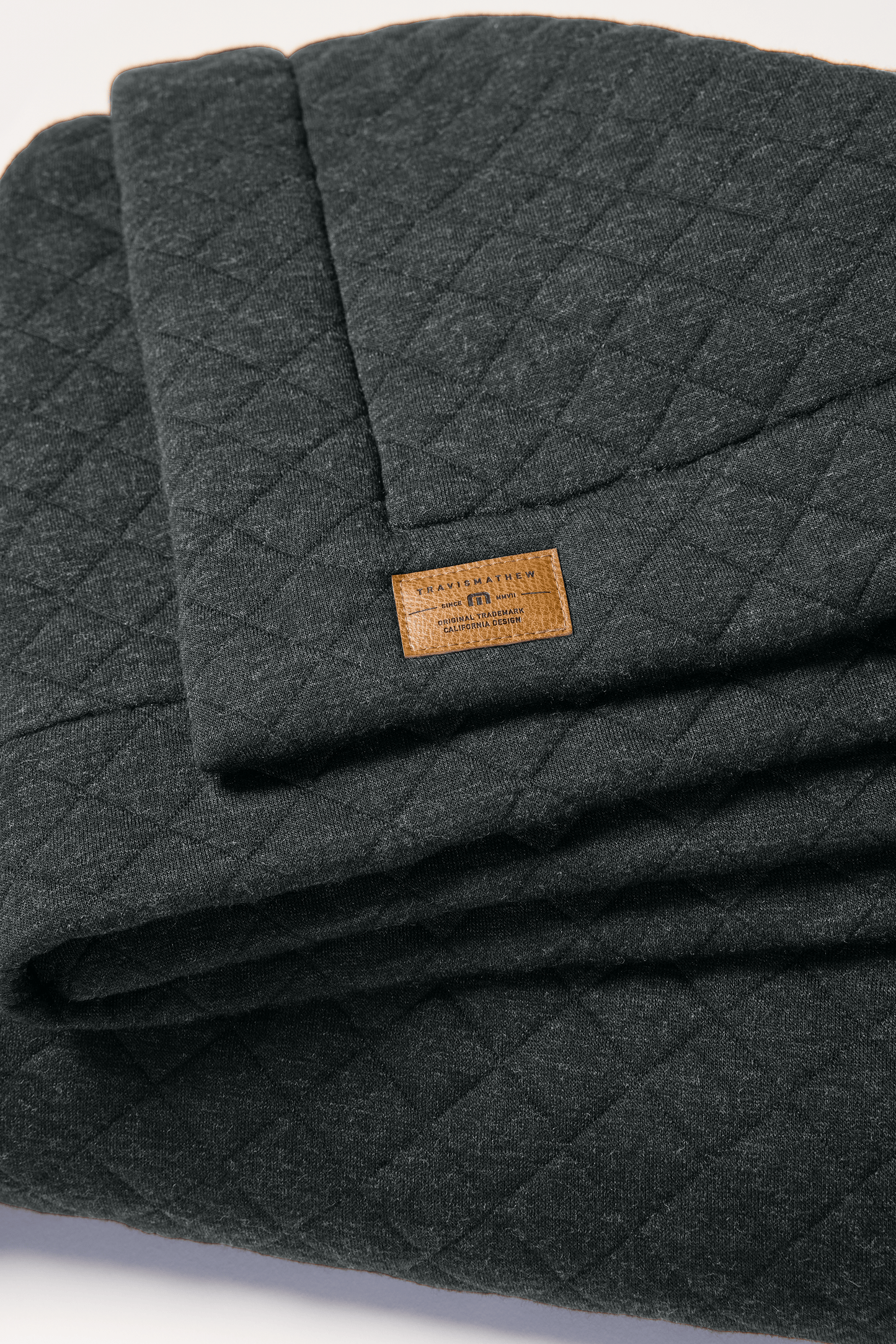 TravisMathew Accessories One Size / Dark Grey Heather TravisMathew - Diamond Quilt Blanket