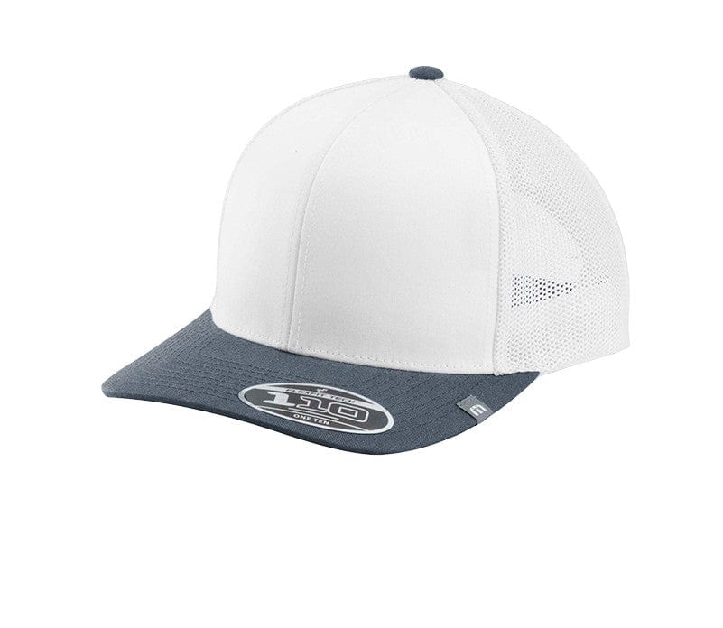 TravisMathew Headwear Adjustable / White/Vintage Indigo TravisMathew - Cruz Colorblock Trucker Cap