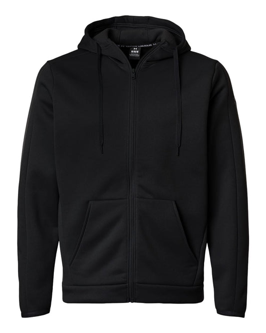 Under Armour Sweatshirts S / Black/White Under Armour - Men's Armour Fleece Pro Hooded Full-Zip