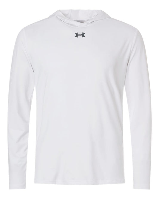 Under Armour T-Shirts S / White/Pitch Grey Under Armour - Men's Team Vanish Hooded Long Sleeve T-Shirt