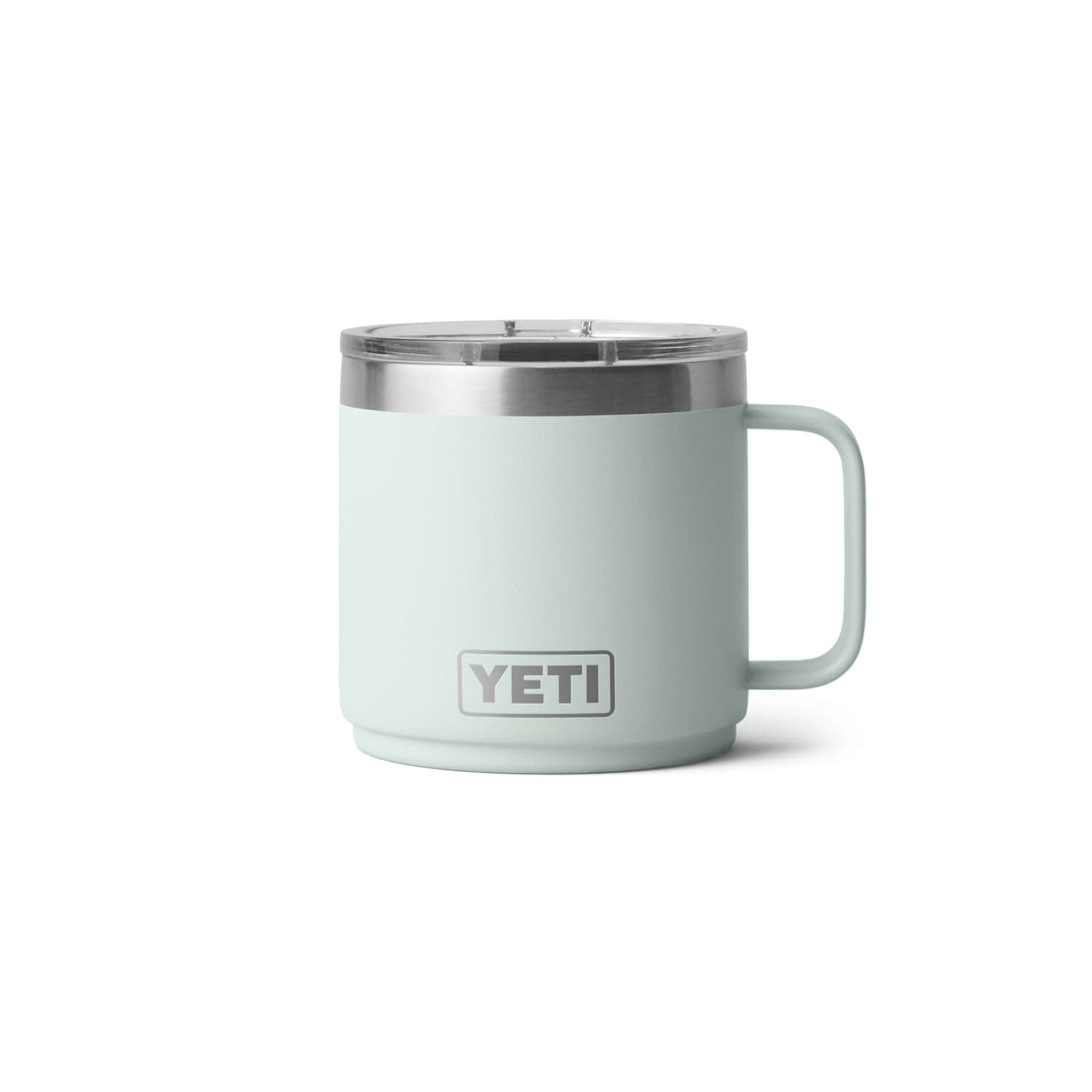 YETI Rambler 14oz Mug ホワイト、グリーン 14 oz Stackable Desk Mug | DuraSip Lining | YETI – Threadfellows
