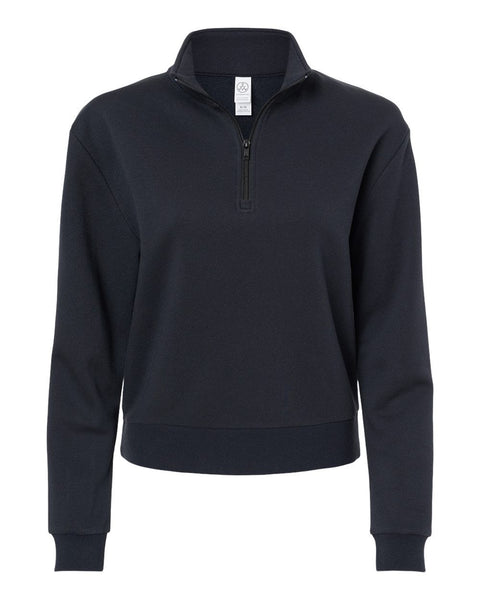 Alternative - Women's Eco-Cozy™ Fleece Mock Neck Quarter-Zip Sweatshirt