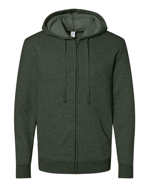 Alternative Sweatshirts XS / Varsity Green Alternative - Eco-Cozy™ Fleece Zip Hooded Sweatshirt